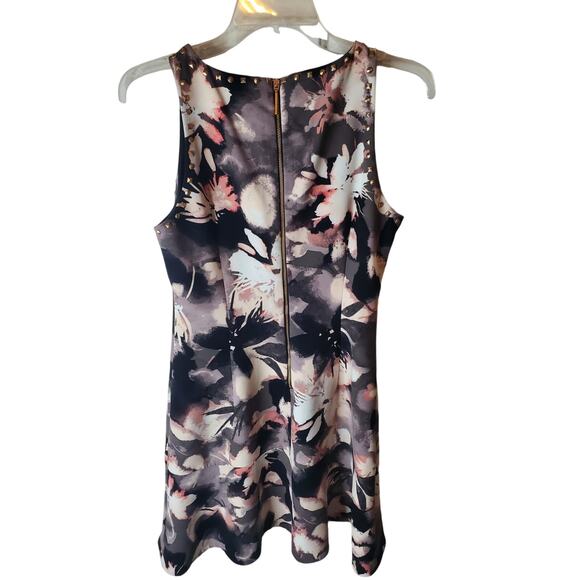 Ellen Tracy Floral Studded Dress, Size 6 - Picture 3 of 6